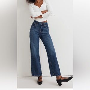 Madewell Dark Wash Perfect Vintage Wide Leg Jean